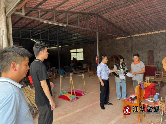 安全生产江华涔天河镇节前安全检查筑牢安全防线